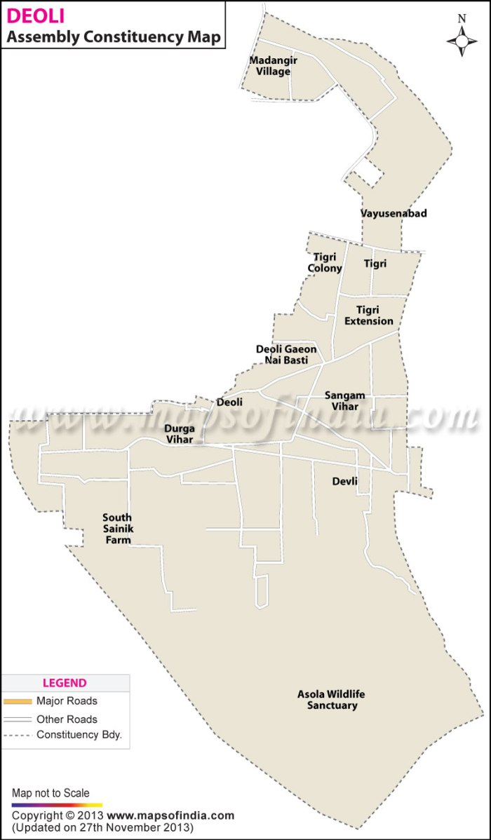 Deoli: Constituency Map