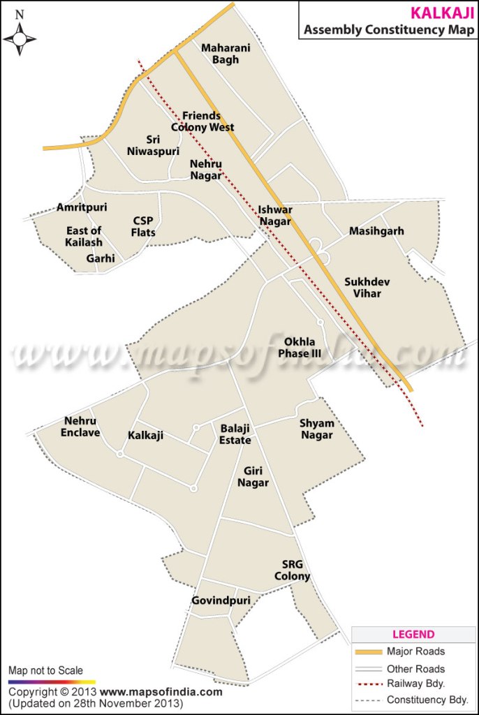 Kalkaji: Constituency Map